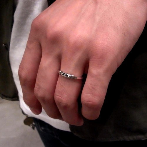 CLADDAGH RING-SILVER