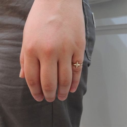 STAR CROSS RING K10