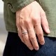 STAR CROSS RING K10