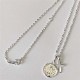 MEDAI & CROSS SET NECKLACE ALL SV