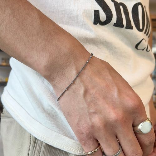 VANTIQUE BEADS CHAIN BRACELET