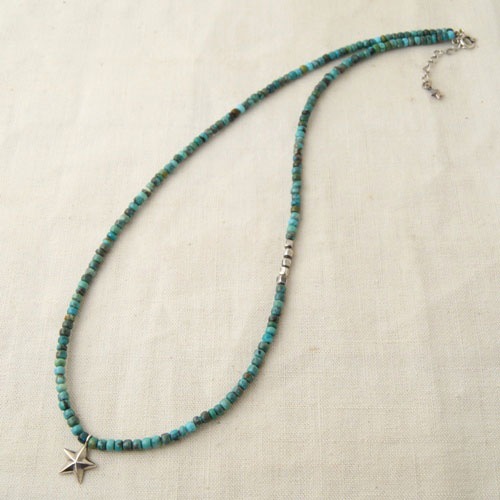 NEW MILITARY STAR TURQUOISE NECKLACE