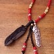 Rooster King & Co.LYNCH SILVERSMITH FEATHER NECKLACE