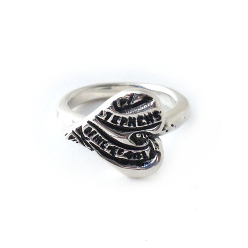 STAMP HEART RING