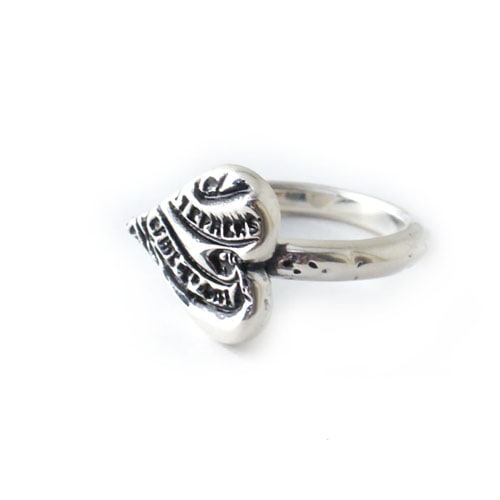 STAMP HEART RING