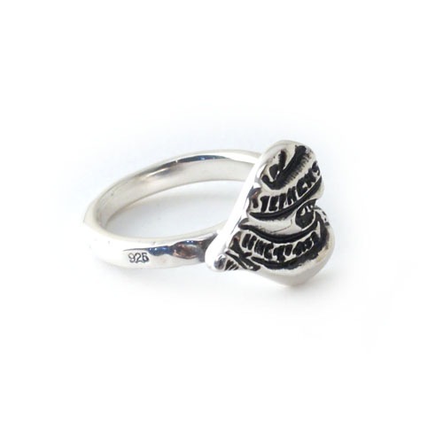 STAMP HEART RING
