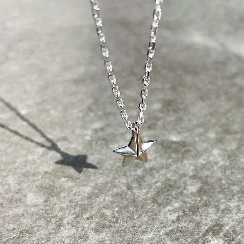 NEW MILITARY STAR SV&K10 NECKLACE