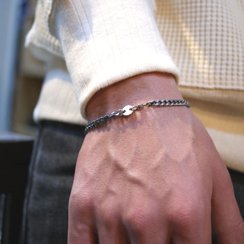 COIN CHARM CHAIN BRACELET TAG