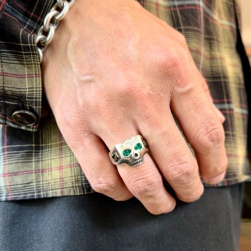 CG LIMITED JIMSKULL RING JOHNNY DEPP OLD STYLE/�������