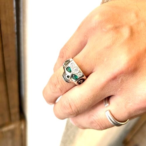 CG LIMITED JIMSKULL RING JOHNNY DEPP OLD STYLE/�������