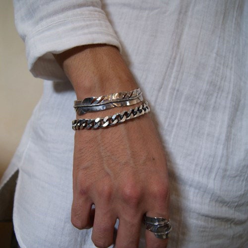 ���Ρ��ޥ���湯�󤵤����ѥ�ǥ롡LARGE CHAIN�� BRACELET