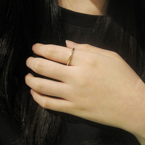 GOLD TATAKI RING / S