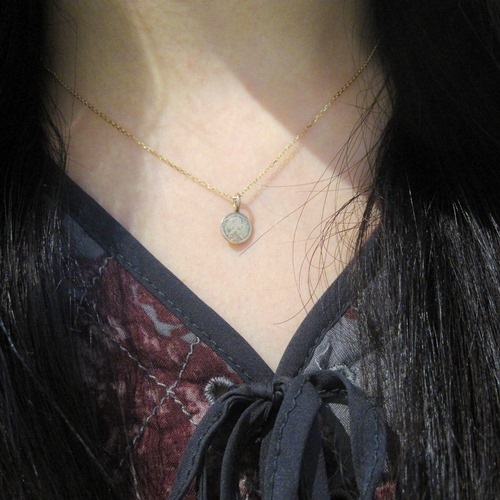 COIN-TAG NECKLACE / GOLD