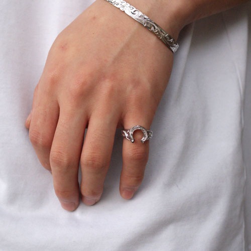 ���Ρ��ޥ��ܹ�ϡ�������ѥ�ǥ� HAWAIIAN JEWELRY HORSESHOE RING