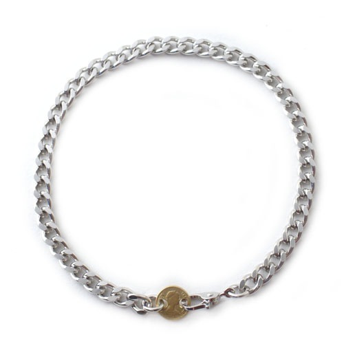 COIN CHARM CHAIN BRACELET TAG RP