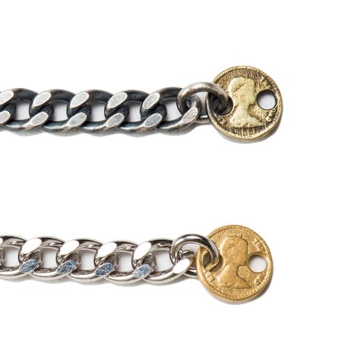 COIN CHARM CHAIN BRACELET TAG RP