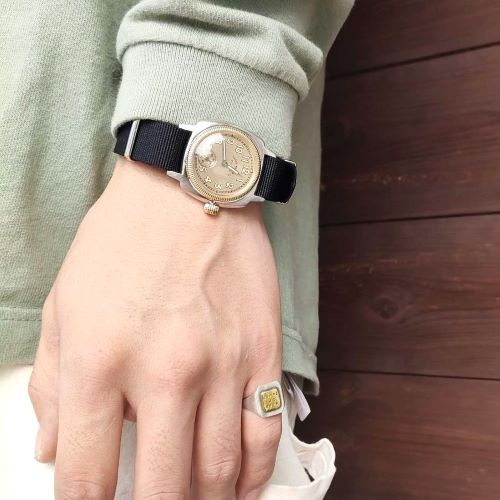 VAGUE WATCH Co. Coussin Early NATO Nylon Strap CG��������