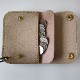 SHORT TRUCKER WALLET SPLIT NATURAL.��
