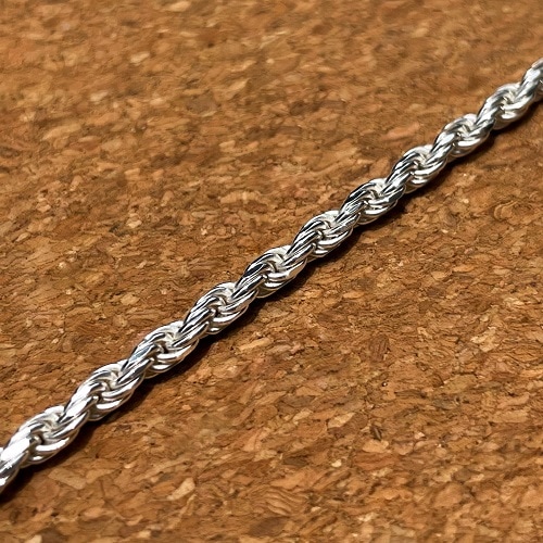 ROPE CHAIN NECKLACE SILVER925