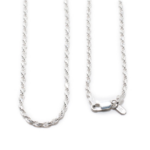 ROPE CHAIN NECKLACE SILVER925