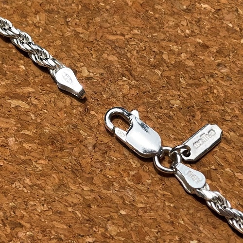 ROPE CHAIN NECKLACE SILVER925