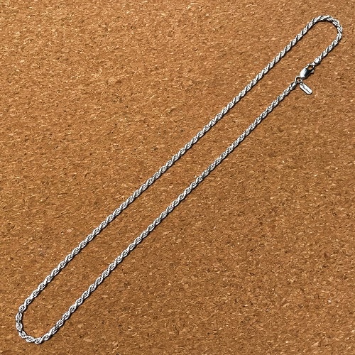 ROPE CHAIN NECKLACE SILVER925