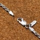 ROPE CHAIN NECKLACE SILVER925