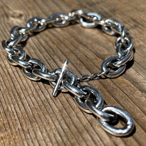 AZUKI CHAIN T-BAR BRACELET M