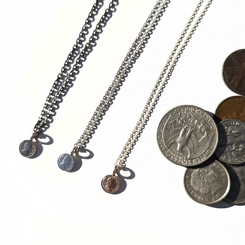 COIN-TAG NECKLACE / SILVER RP