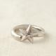 NEW MILITARY STAR SILVER RING