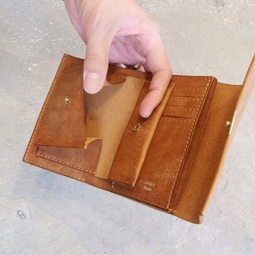 Pueblo Leather Flap Wallet