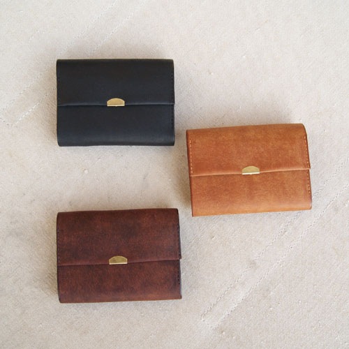 Pueblo Leather Flap Wallet