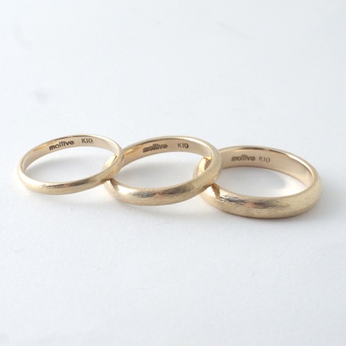 BLOOD VESSEL RING XL K10 GOLD