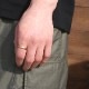 BLOOD VESSEL RING XL K10 GOLD