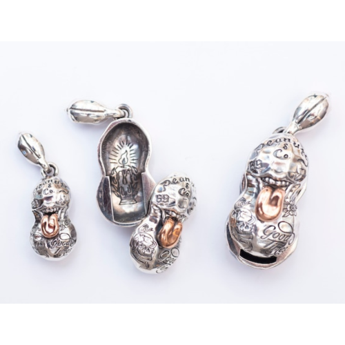 BERO TATOO PEANUTS silver K10PGold Lsize