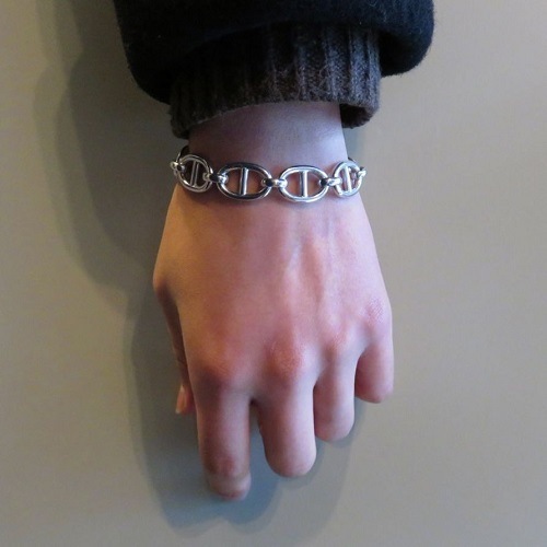 H MARINA CHAIN BRACELET NEW / COATING