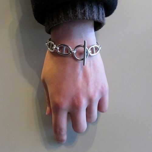 H MARINA CHAIN BRACELET NEW / COATING