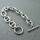 H MARINA CHAIN BRACELET NEW / COATING