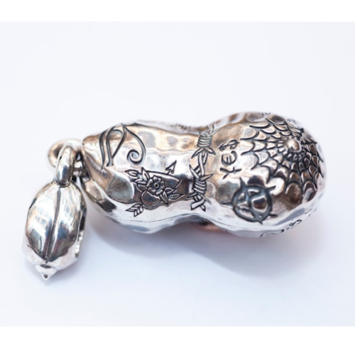 BERO TATOO PEANUTS silver K10PGold Msize