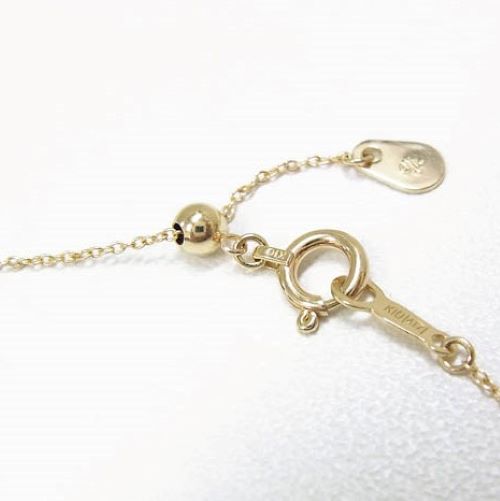 Little Horseshoe Necklace - K10Yellow Gold