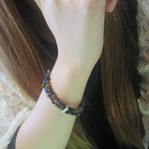 �ǲ��LOVE SONG�˥��Ρ��ޥ���湯�󤵤����ѥ�ǥ� BEADS CUFF BRACELET 