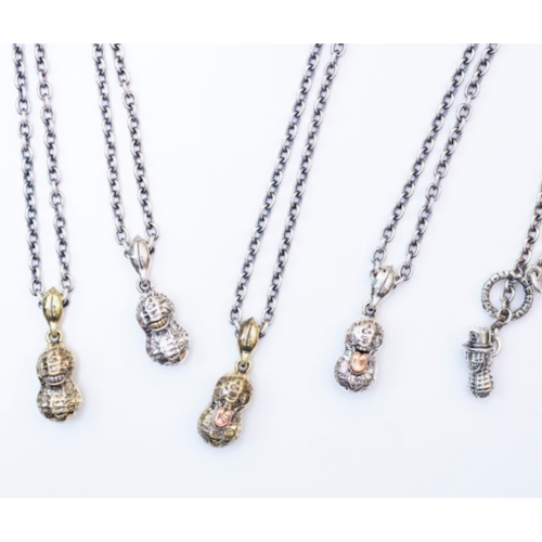BERO TATOO PEANUTS/SVK10PG/S size + PEANUTS CHAIN /Silver(round) 50cm