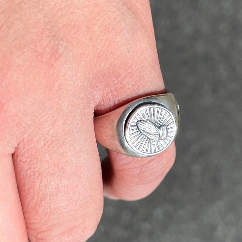 PRAY RING SILVER (������)
