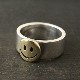 SMILE SILVER & BRASS RING L