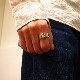 SMILE SILVER & BRASS RING L