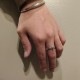 TINY SKULL RING ENGRAVED