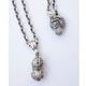 TATOO PEANUTS/SV��K10YG/S size + PEANUTS CHAIN ��/Silver(round) 50cm