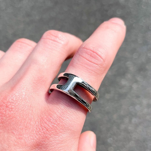 ��ͥ���˷��ʤ������ѥ�ǥ� ARMOR RING-SILVER