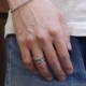 ��ͥ���˷��ʤ������ѥ�ǥ� ARMOR RING-SILVER
