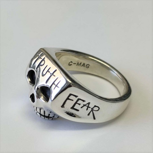 JIMSKULL RING JOHNNY DEPP NEVER FEAR TRUTH̵